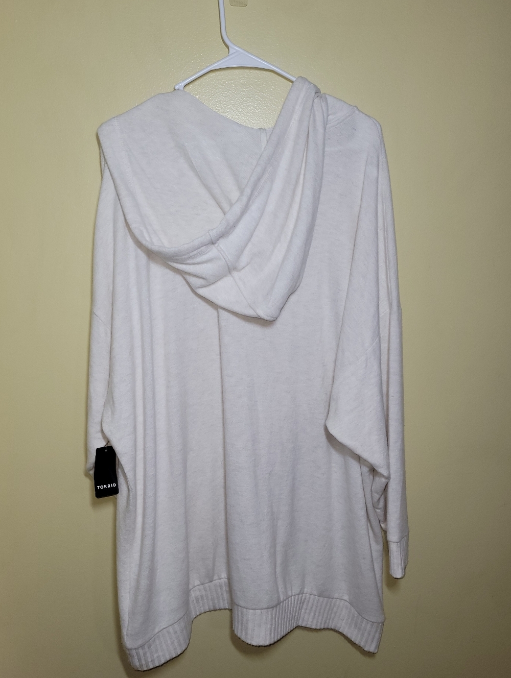 New Torrid Relaxed Super Soft Oatmeal Plush Tunic Hoodie 4 4X - Picture 2 of 10